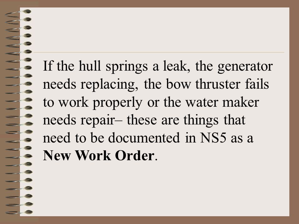 ns5 work orders how to create a work order for an unplanned event work order generator