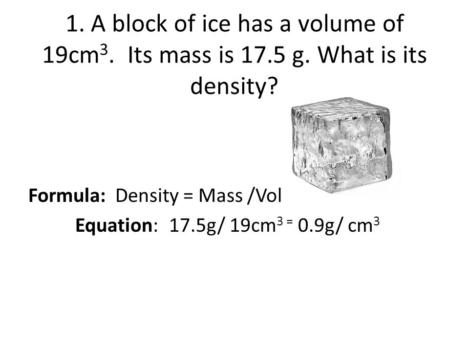 Title Density Equations Date Objective Practice 3 1