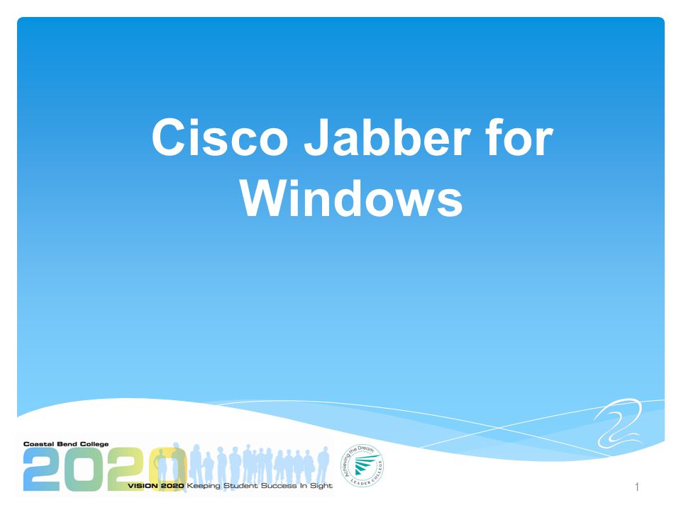 Cisco Jabber for Windows 1