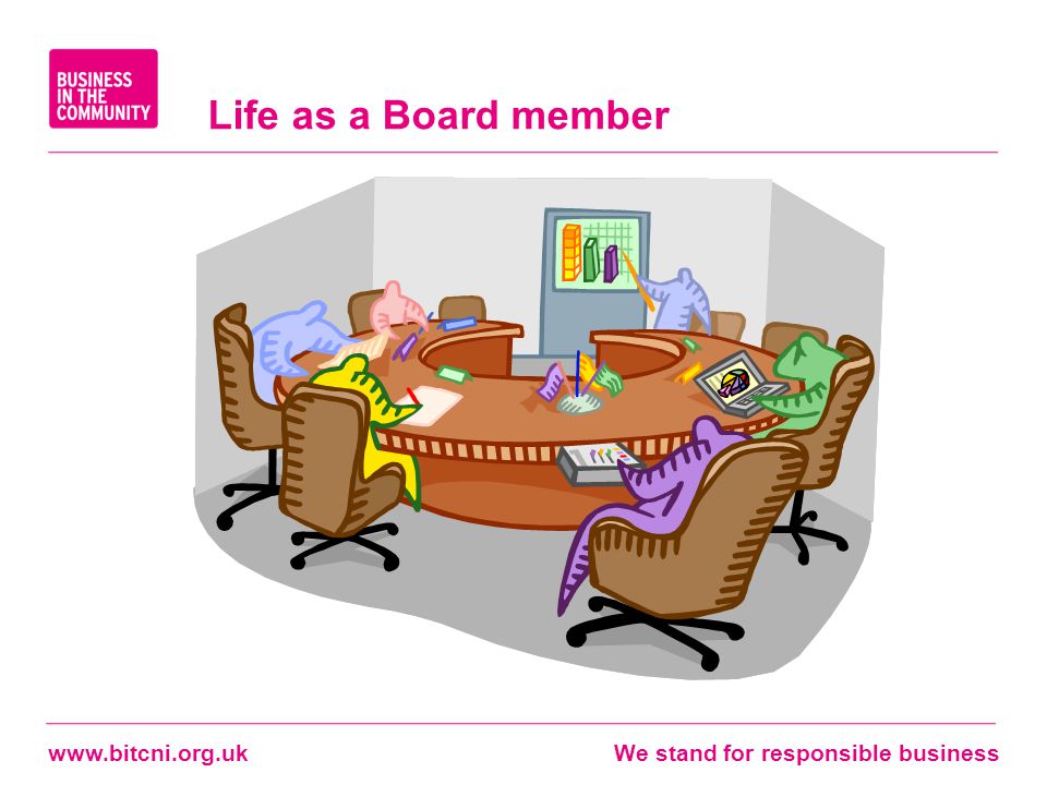 stand for responsible business Life as a Board member