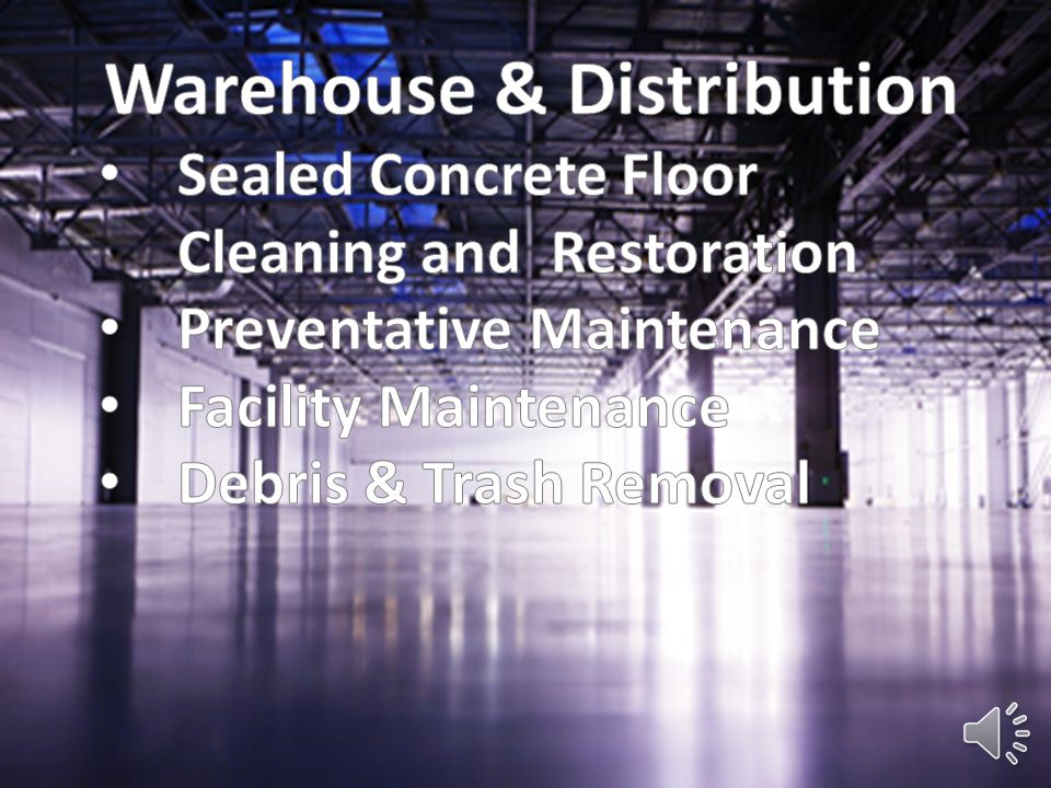 Office and Retail Cleaning Daily & Periodic Services Porter Services Holidays & Weekends