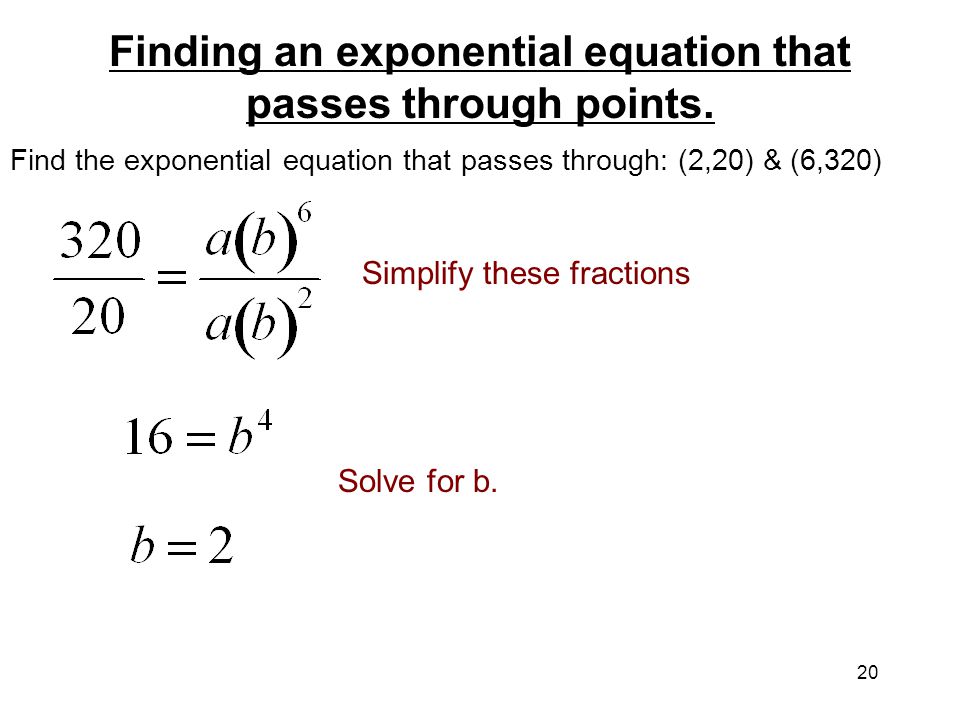 How To Find An Exponential Equation Talkchannels 1 8 Exponential Growth 2 A Review Of Linear In Algebra Finding An Equation From Two Points 3 Equations