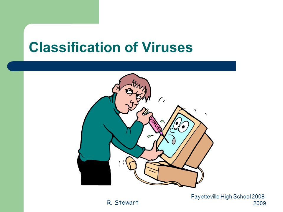 R. Stewart Fayetteville High School Classification of Viruses