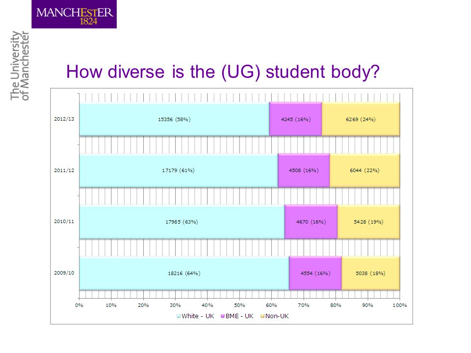 How diverse is the (UG) student body