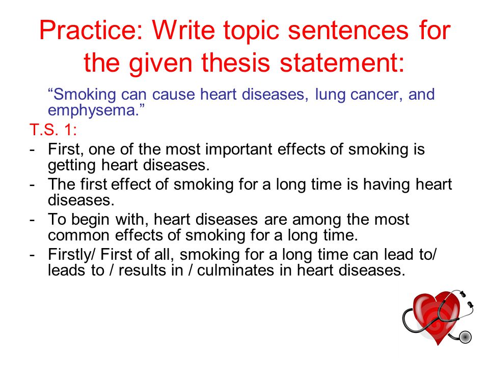 [PDF]The Thesis Statement and Topic Sentences