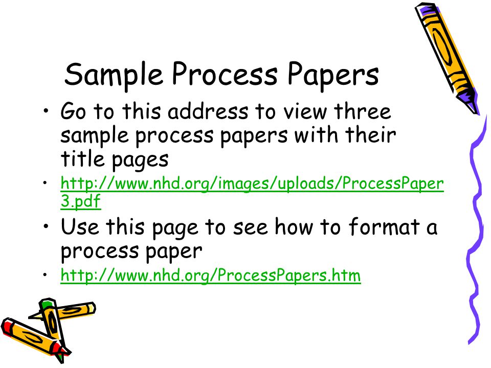 Sample Process Essay