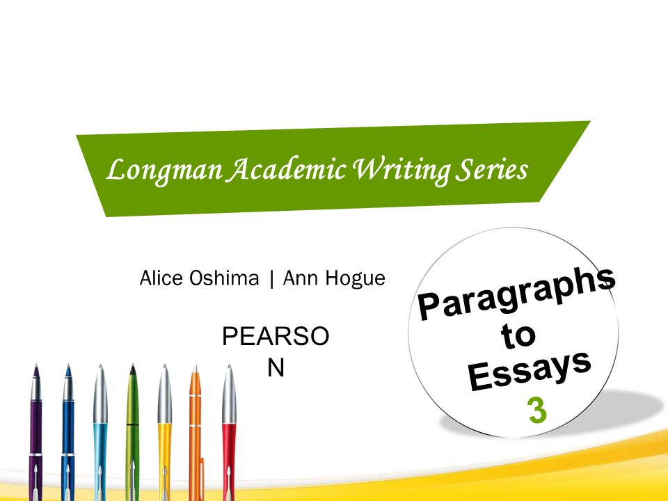 Essays on Writing (A Longman Topics Reader) - PdfSR com