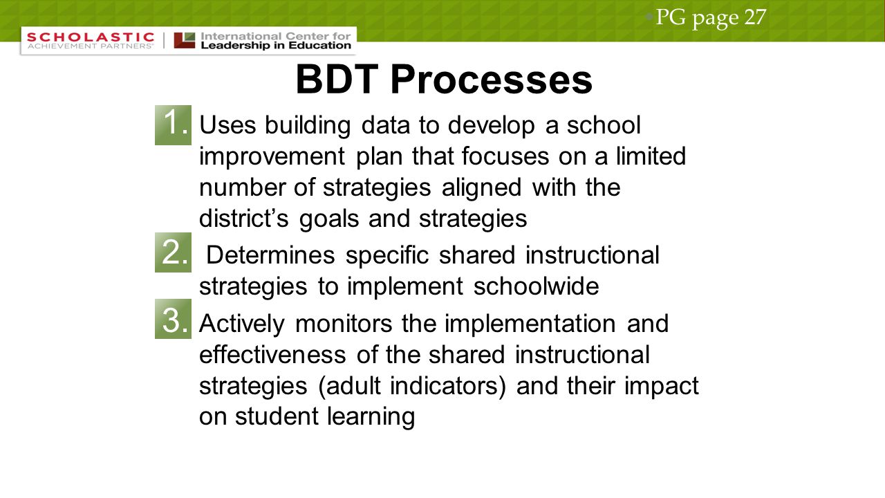 BDT Processes 1.