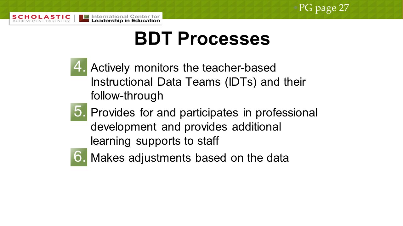 BDT Processes 4.