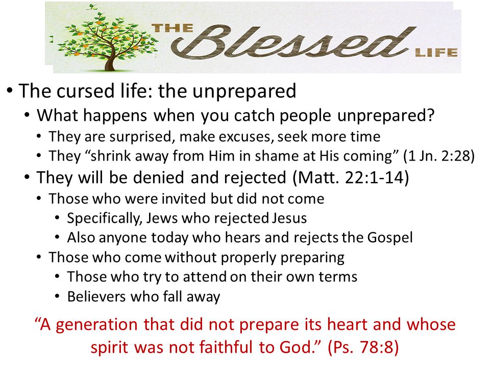 The cursed life: the unprepared What happens when you catch people unprepared.