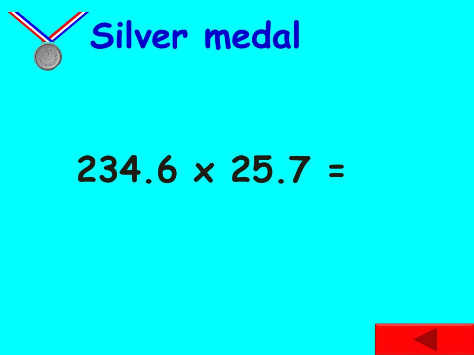 45.23 x 4.5 = Bronze medal