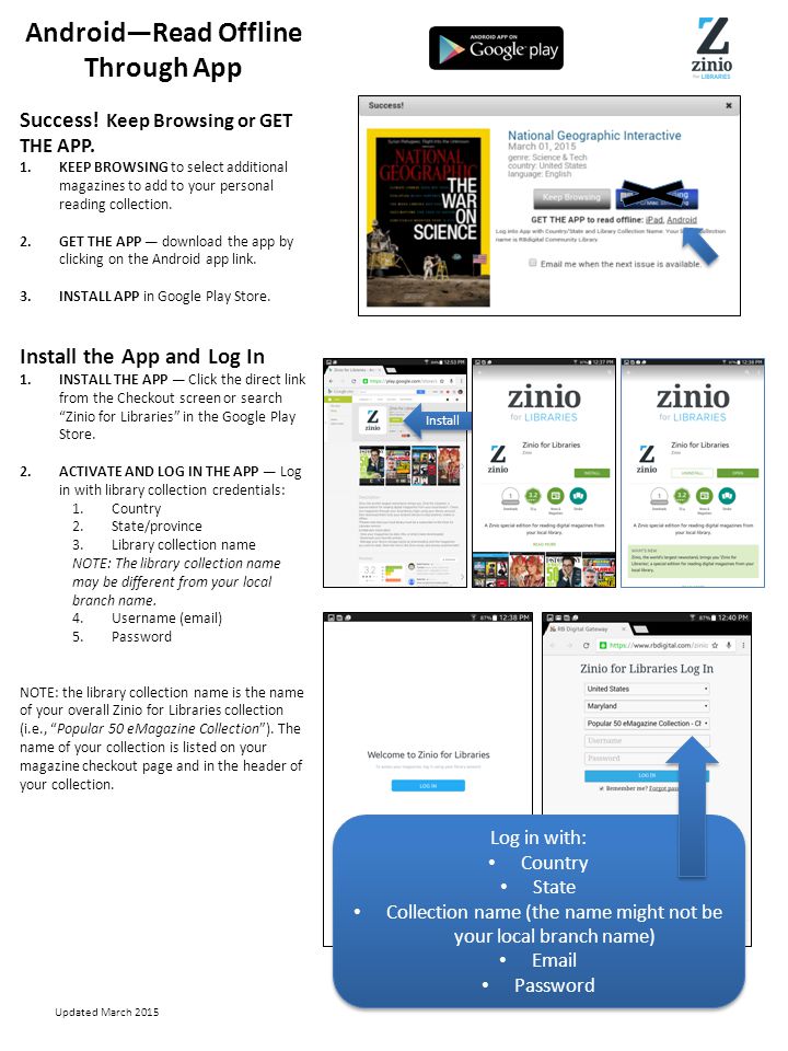 Android—Read Offline Through App Success. Keep Browsing or GET THE APP.