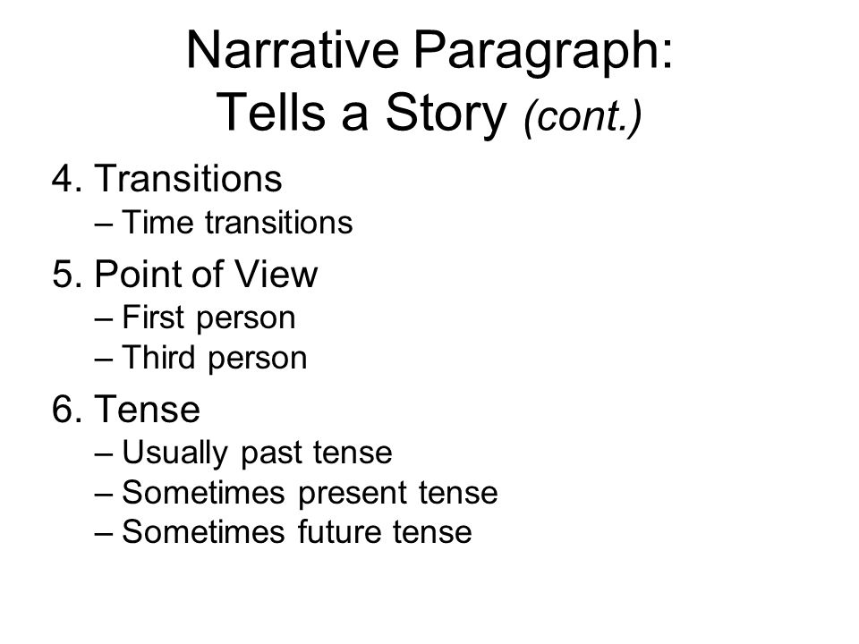 Third Person Narrative Essay