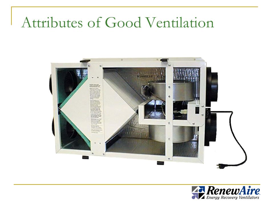 Attributes of Good Ventilation