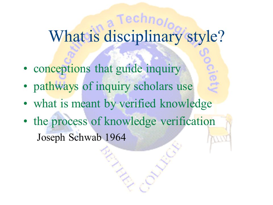 What is disciplinary style.