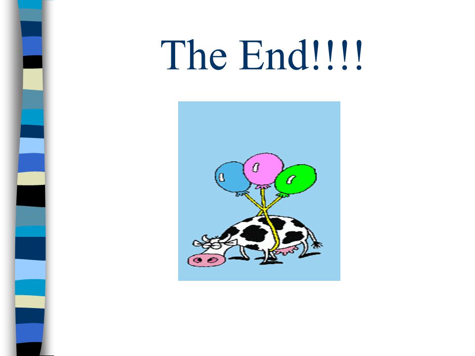 The End!!!!