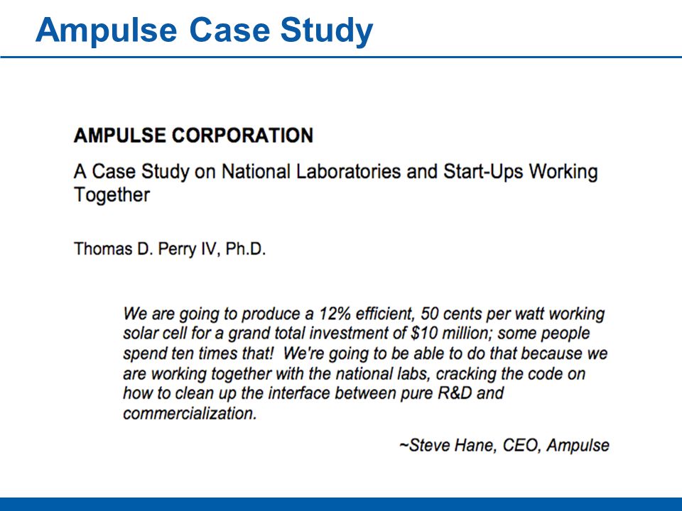 Ampulse Case Study