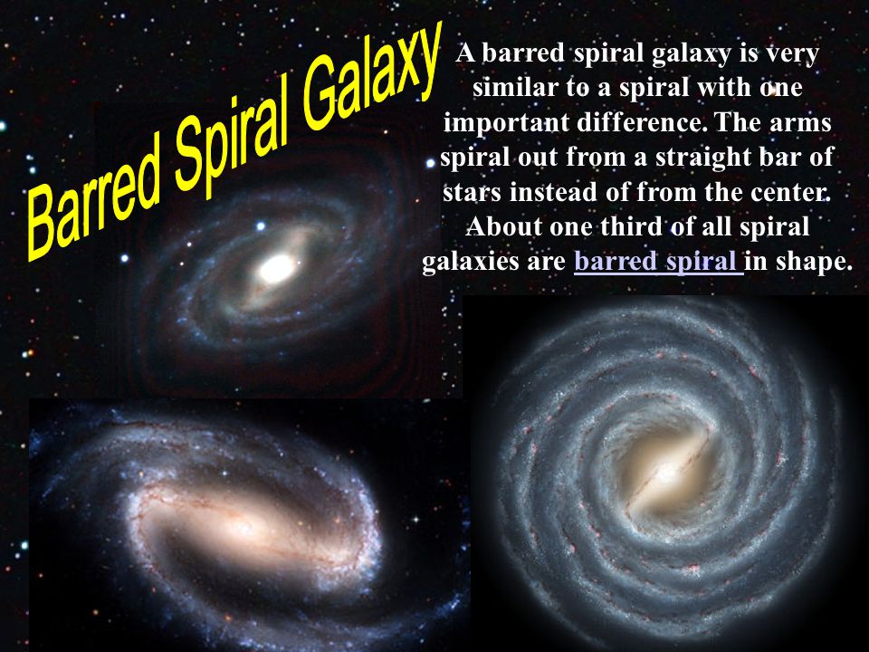 types of galaxies