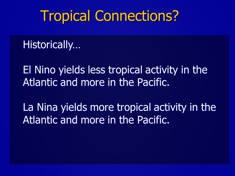 Tropical Connections.