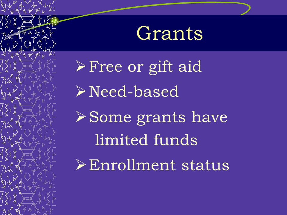 Types of Aid  Grants  Scholarships  Employment  Loans