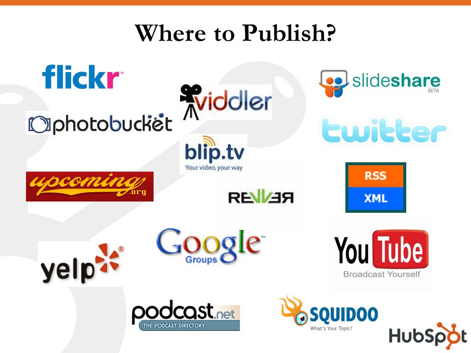 Where to Publish