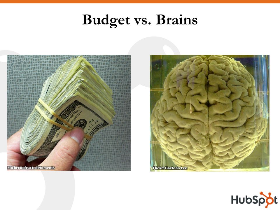 Budget vs. Brains