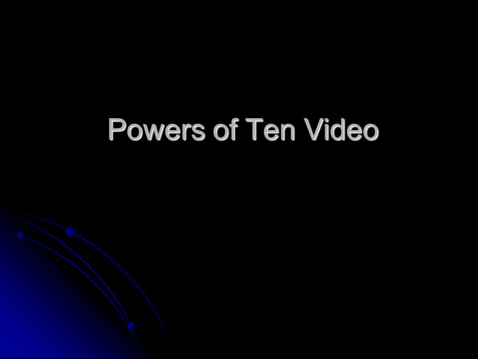Powers of Ten Video