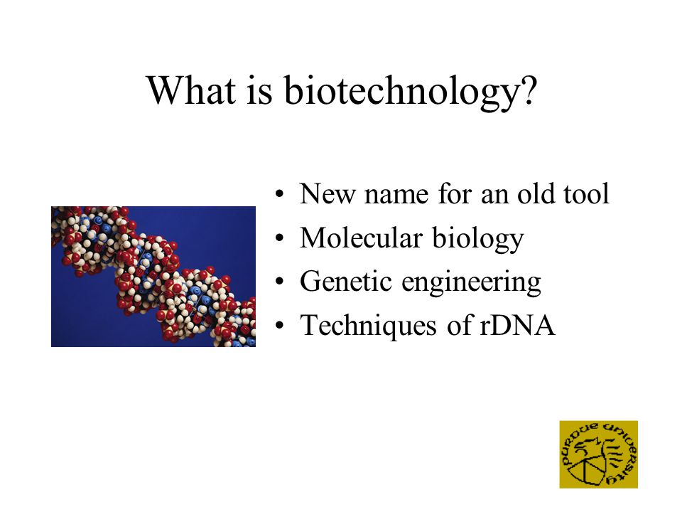 What is biotechnology.