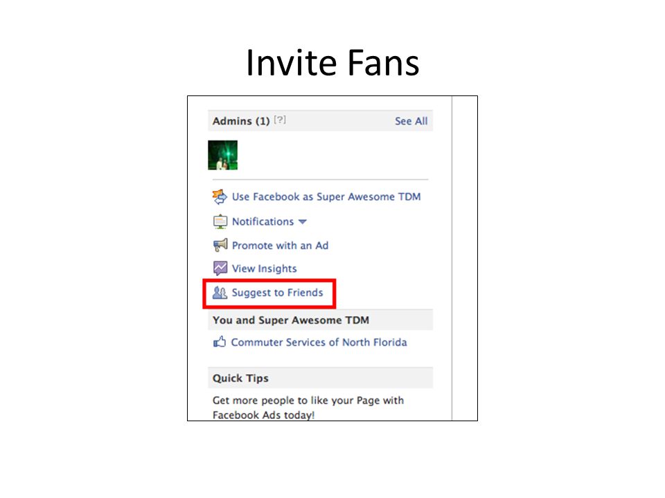 Invite Fans