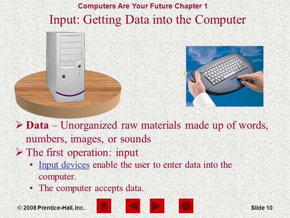 Computers Are Your Future Chapter 1 Slide 10© 2008 Prentice-Hall, Inc.