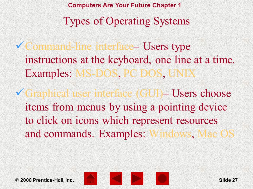 Computers Are Your Future Chapter 1 Slide 27© 2008 Prentice-Hall, Inc.
