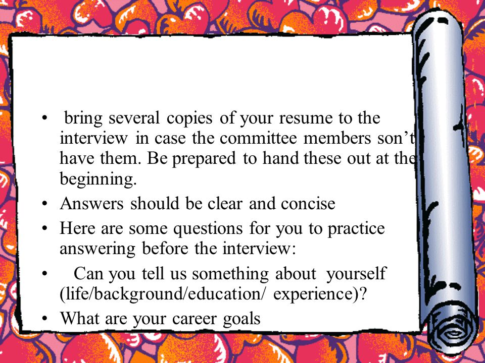 objective in finding a job