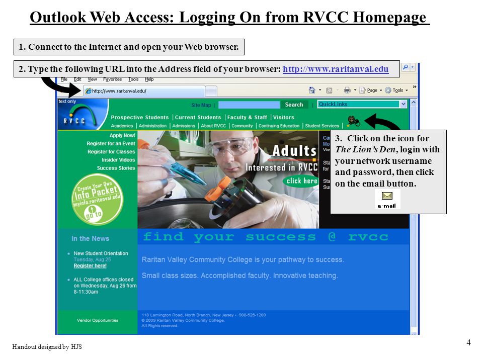 4 1. Connect to the Internet and open your Web browser.