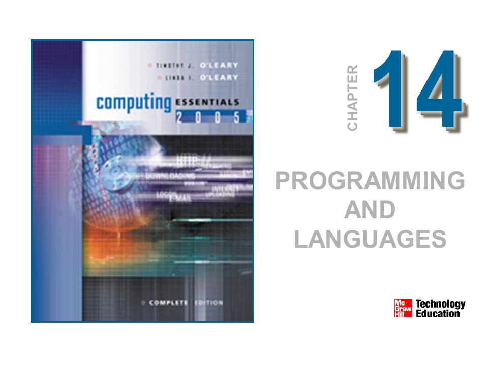 1414 CHAPTER PROGRAMMING AND LANGUAGES