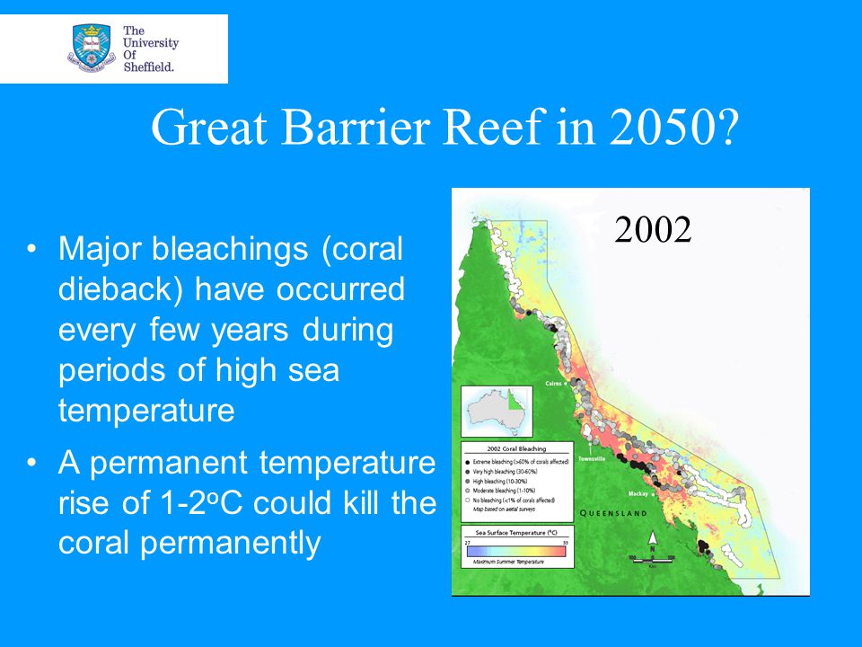 Great Barrier Reef in 2050.