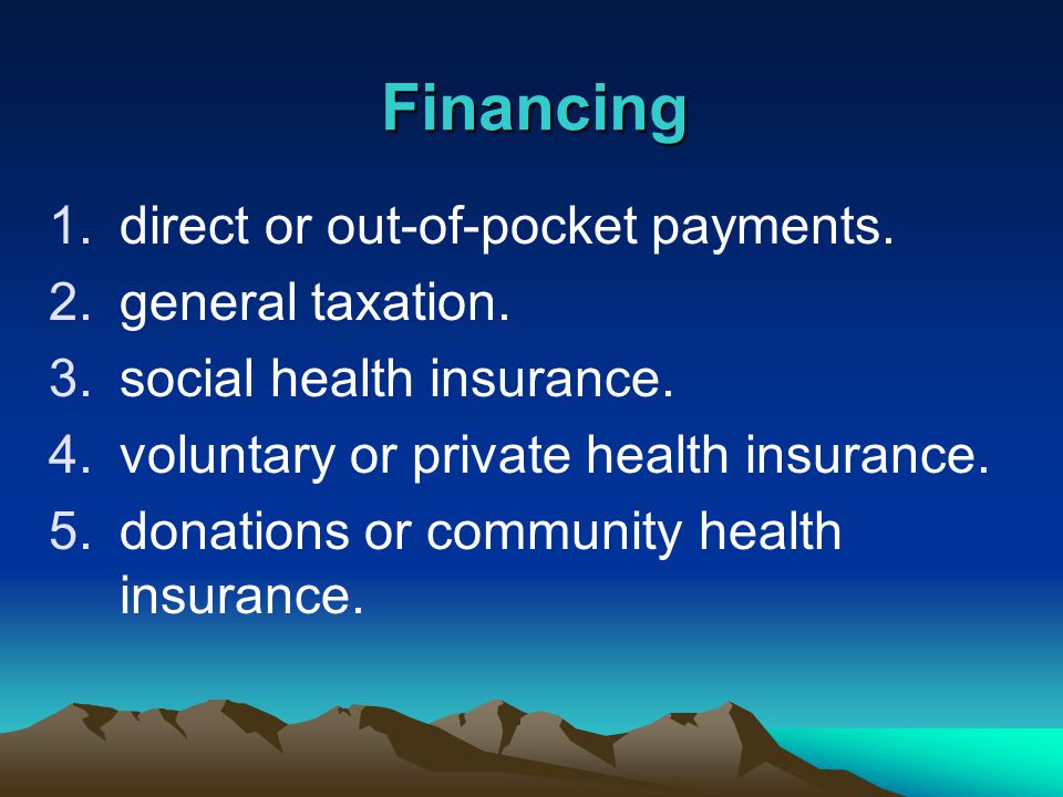 What is the social health insurance?