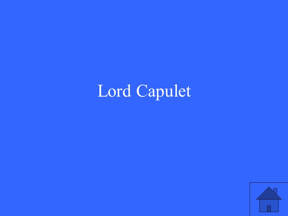 Lord Capulet