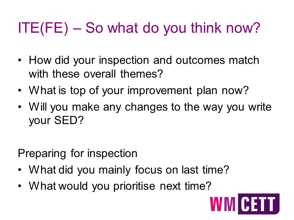 ITE(FE) – So what do you think now.