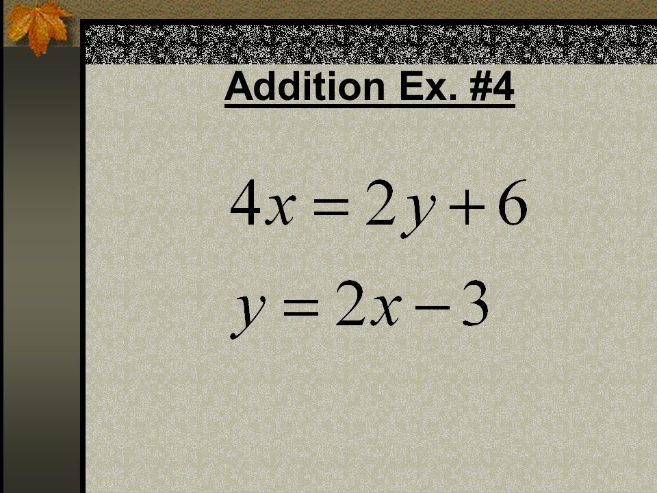 Addition Ex. #3