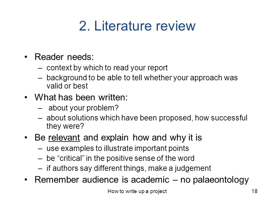 Guidelines for writing article reviews