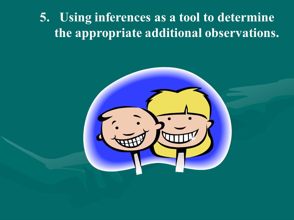 4. Testing the accuracy of inferences through additional observations.