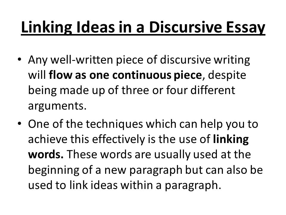 discursive essays
