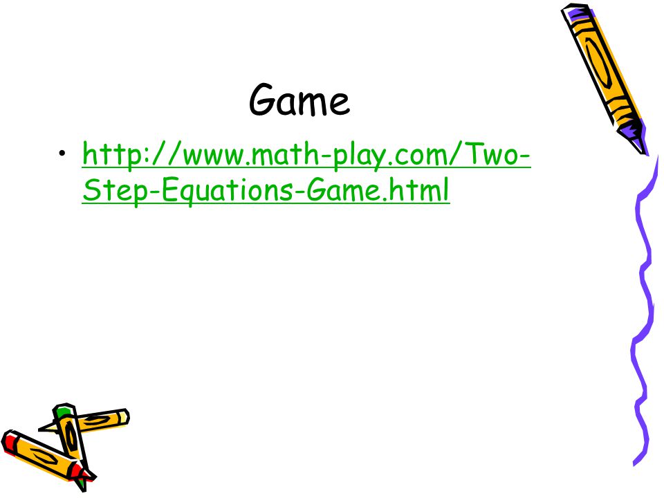 Two Step Equation Game Talkchannels Solving Two Step Equations Game Talkchannels