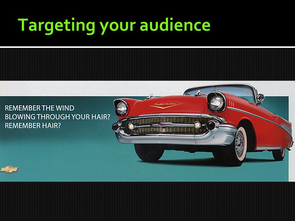 Targeting your audience