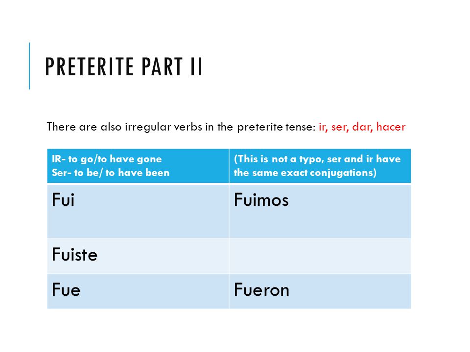 preterite por señora lara what is a preterite a tense to talk preterite form of dar