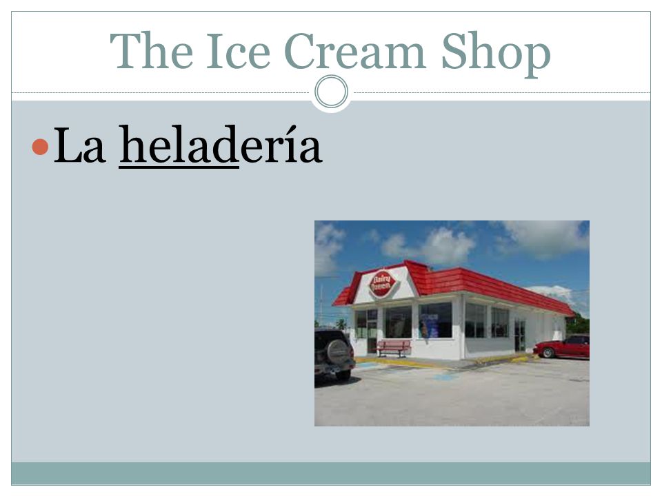 The Ice Cream Shop La heladería