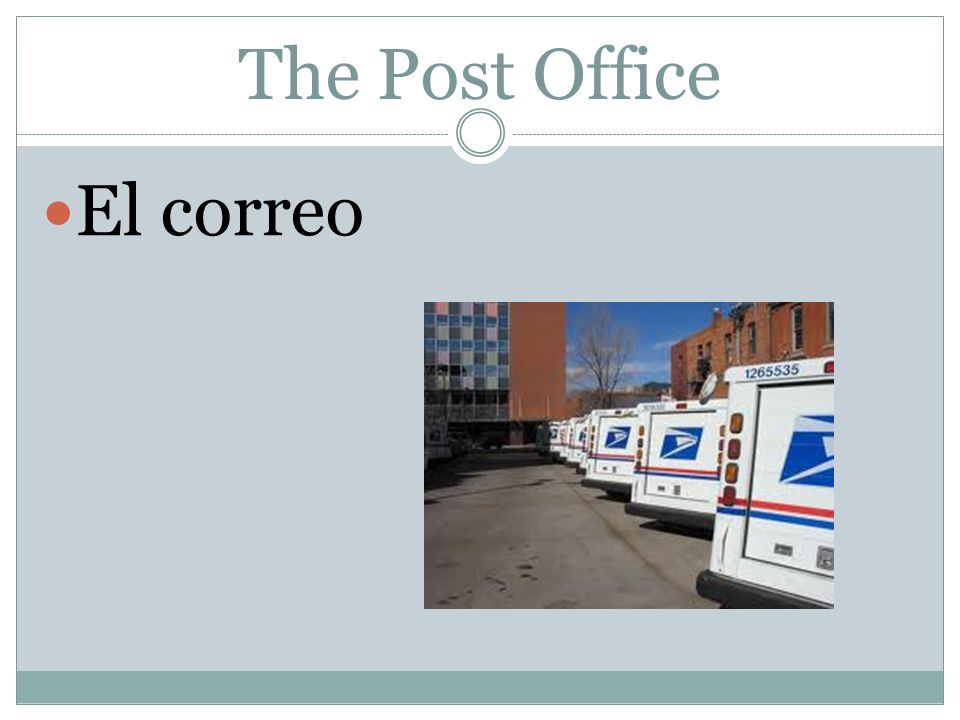 The Post Office El correo