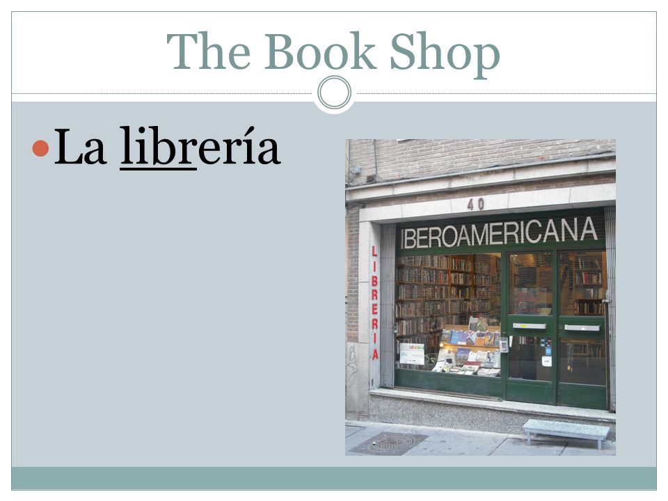 The Book Shop La librería