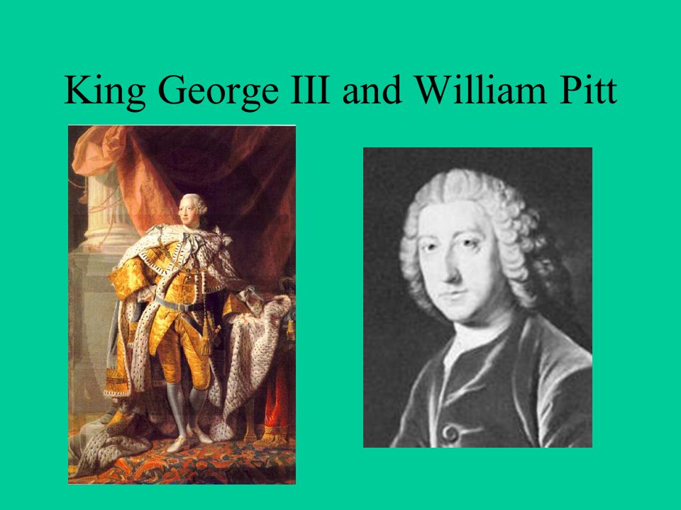 King George III and William Pitt