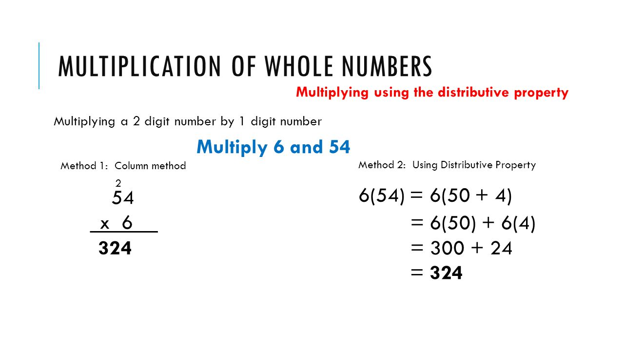 Worksheet Numbers That Multiply To 30 r 5 multiplication with whole numbers and area catherine conway of multiplying a 2 digit number by method 1
